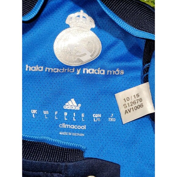 Cristiano Ronaldo Real Madrid 2015 2016 UEFA Third Soccer Jersey Shirt L - Picture 7 of 9